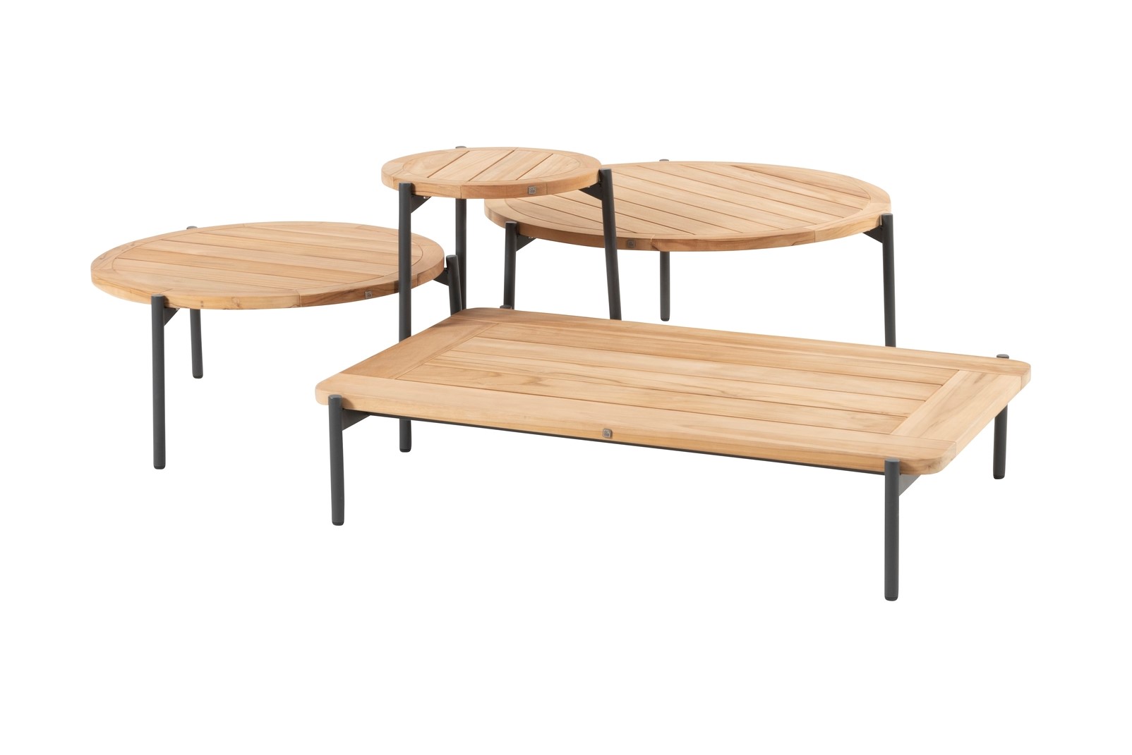 4 Seasons Outdoor Loungetafel Yoga <BR> Ø 73 cm 