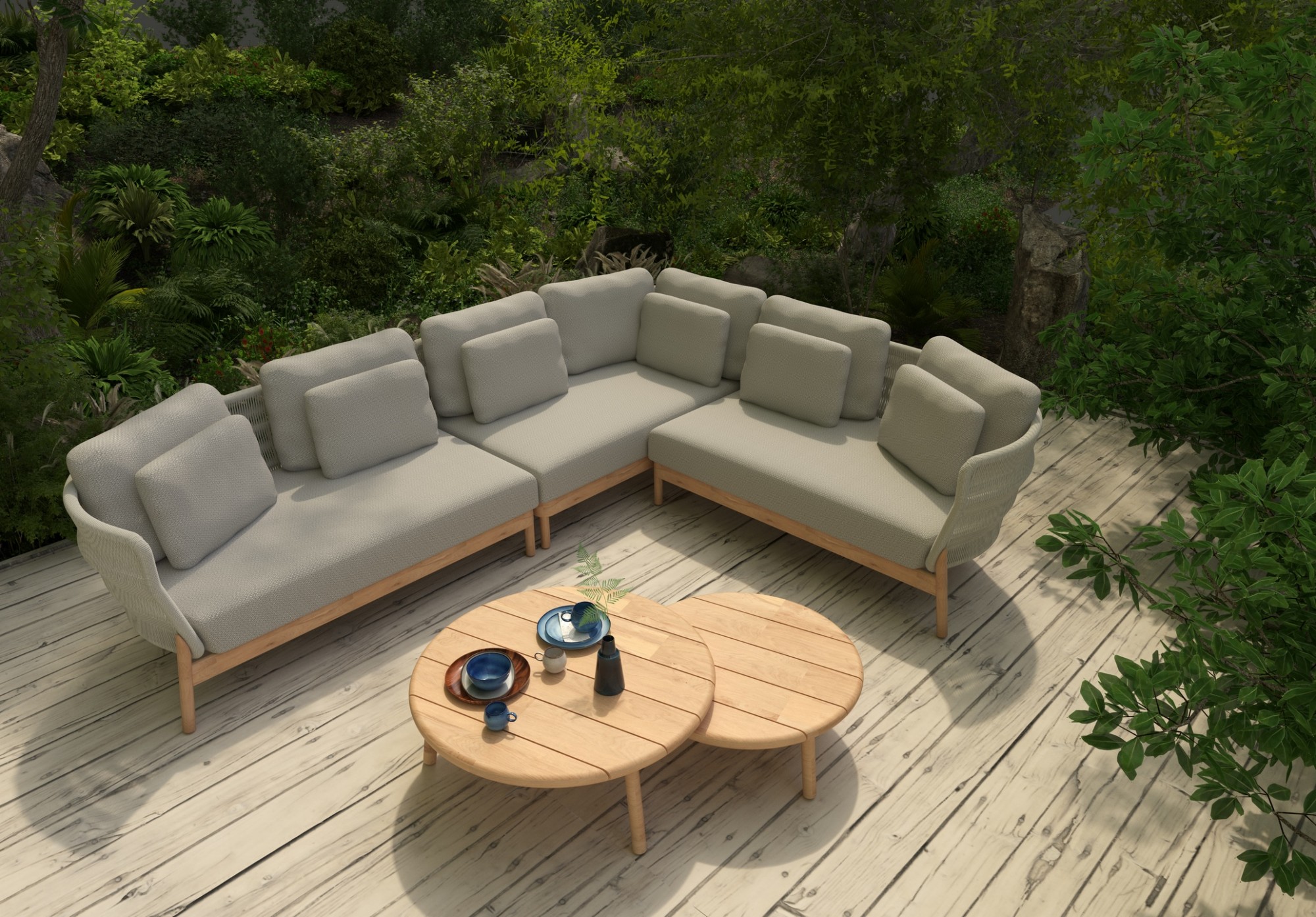 4 Seasons Outdoor Loungetafel Ceylon ø 90 cm