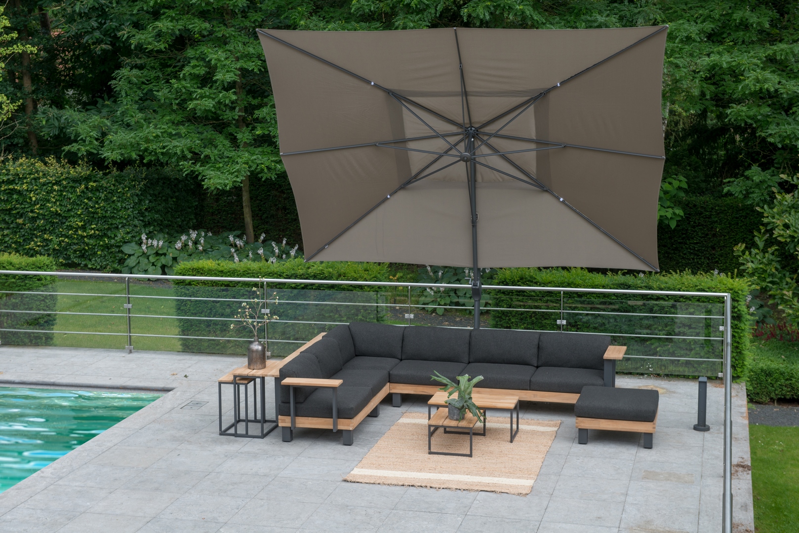 4 Seasons Outdoor Parasol Hacienda 300 x400 cm